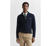 GANT Mini Cable Half Zip Evening Blue size L | Sweaters Outlet | Men | Blue L