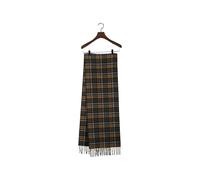 Gant Multi Check Wool Scarf Dark Earthy Green Gant Green One Size
