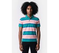 GANT Multistripe Ss Polo Aqua Blue size L | Poloshirts Outlet | Men | Cyan L