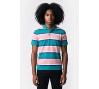 GANT Multistripe Ss Polo Aqua Blue size M | Poloshirts Outlet | Men | Cyan M