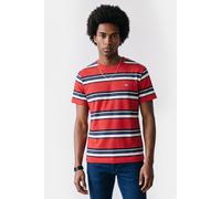 GANT Multistripe Ss Tshirt Rose Red size XL | Basic T-Shirts Outlet | Men | Pink XL