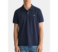 GANT Original Pique Mens Rugger Polo Shirt - 433 Evening Blue - 433 Evening Blue - M