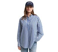 GANT OS Striped Classic Poplin BD Shirt, Clear Blue, 6