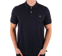 Gant Mens Original Pique Rugger Polo Shirt in Blue Cotton - Size Large