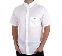 Gant Poplin Short Sleeve Shirt White