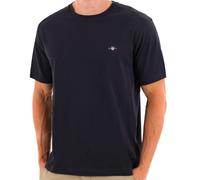 Gant Printed Archive Shield T Shirt Navy Blue