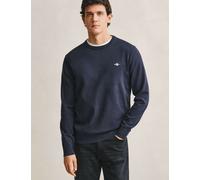 GANT Pure Cotton Crew Neck Jumper Navy