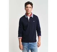 GANT Pure Cotton Rugby Shirt Navy