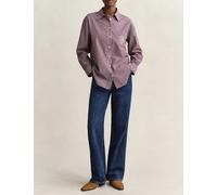 GANT Pure Cotton Striped Button Through Shirt Red Mix