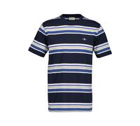 GANT Pure Cotton Striped T-Shirt Navy Mix