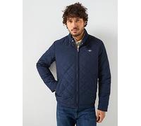 GANT Quilted Windcheater Jacket, Navy, Size M, Men Navy