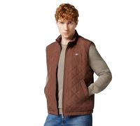 GANT QUILTED WINDCHEATER VEST, MAHOGANY BROWN, 3XL