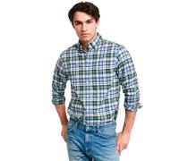 GANT REG Archive Oxford Check Shirt, Clear Sky, M