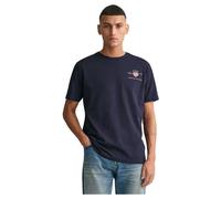 Gant Reg Archive Shield Emb Short Sleeve T-shirt Blue L Men