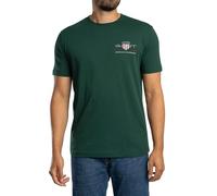 GANT REG Archive Shield EMB SS T-Shirt, Green, XXL
