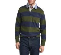 GANT REG Chambray Stripe Heavy Rugger, Green, M