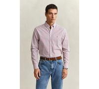 GANT Reg Classic Poplin Check Rose Red size XL | Casual Shirts Outlet | Men | Pink XL