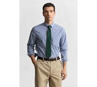 GANT Reg Classic Poplin Stripe Shirt College Blue size M | Casual Shirts Outlet | Men | Blue M