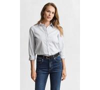 GANT Reg Classic Poplin Striped Shirt Eggshell size 34 | Longsleeves Outlet | Women | White 34