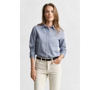 GANT Reg Classic Poplin Striped Shirt Faded Denim size 34 | Longsleeves Outlet | Women | Blue 34