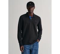 Gant Reg Contrast Rugger Long Sleeve Polo Black M Men