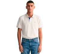 Gant Reg Contrast Rugger Short Sleeve Polo White XL Men