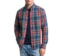 GANT REG Indigo Check Shirt, Indigo, XL