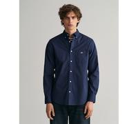 GANT Men's Reg Poplin Shirt Classic Shirt, Navy, Standard, Navy, 3XL