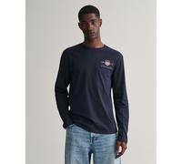 Gant Reg Medium Archive Shield Long Sleeve T-shirt Blue S Men
