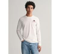 Gant Reg Medium Archive Shield Long Sleeve T-shirt White L Men