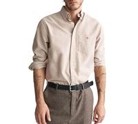 GANT Men's Reg Oxford Shirt, Warm Khaki, L