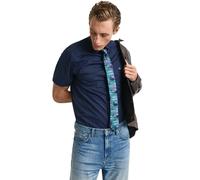 Gant Reg Poplin Short Sleeve Shirt Marine Size: SIZE 2XL