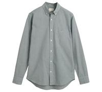 GANT REG POPLIN Micro Gingham Shirt, Deep Forest Green, XXL
