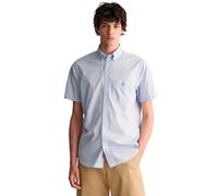 Gant Reg Poplin Short Sleeve Shirt Blue S Men