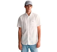 Gant Reg Poplin Short Sleeve Shirt White M Men