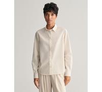 Gant Reg Poplin Striped Long Sleeve Shirt Beige 38 Women