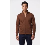 GANT Reg Shield Full Zip Sweat Mahogany Brown size S | Cardigans Outlet | Men | Brown S