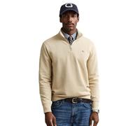 GANT Mens Regular Fit Shield Logo Half Zip Sweatshirt - 200 Oat Beige - 200 Oat Beige - L