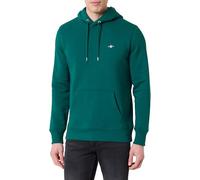GANT REG Shield Hoodie, Deep forest green, XXL