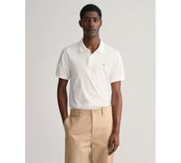GANT Men's Reg Shield SS Pique Polo Shirt, White, 3XL