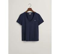 Gant Reg Shield Short Sleeve V Neck T-shirt