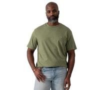 GANT Mens Regular Fit Short Sleeve Shield Logo T-Shirt - 391 Dark Cactus Melange - 391 Dark Cactus Melange - M
