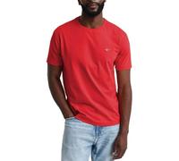 GANT Men's Reg Shield SS T-Shirt, Ruby red, XXL