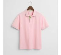 GANT Men's Reg Contrast Pique Ss Polo Shirt, California Pink, L