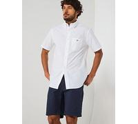 GANT Regular Fit Classic Poplin Short Sleeve Shirt, White, Size 3Xl, Men White