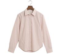 Gant Regular Fit Classic Poplin Striped Shirt - 16, SALMON