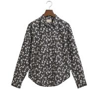 Gant Regular Fit Floral Print Cotton Voile Shirt - 12, Blue