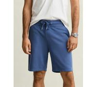 GANT Regular Fit Shield Logo Sweat Shorts - 442 Vintage Blue - 442 Vintage Blue - M