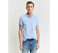 GANT Regular Shield Pique Polo Shirt, Capri Blue - X-Large