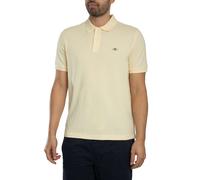 GANT Regular Shield Pique Polo Shirt, Vanilla Yellow - XXL